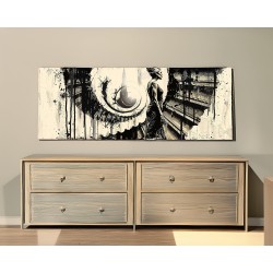 Spirales : Impression aluminium 105x40cm