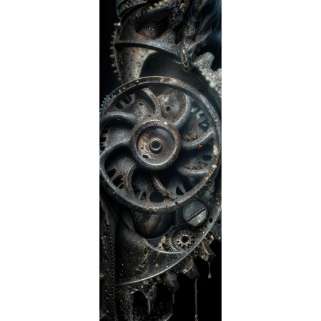 Spirales : Impression aluminium 40x105cm