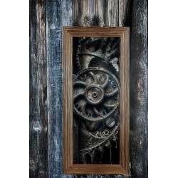 Spirales : Impression aluminium 40x105cm