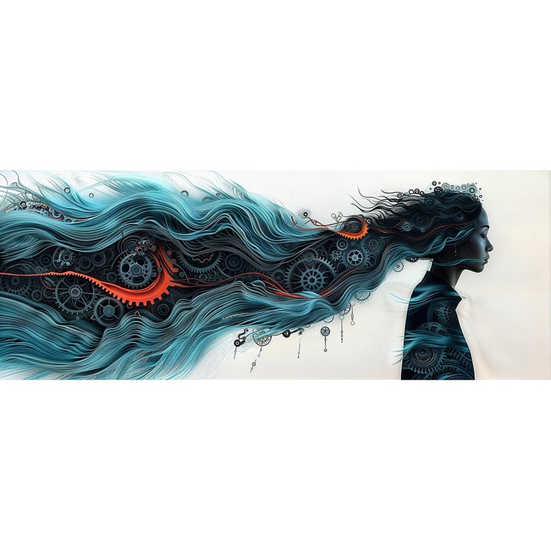 copy of Spirales : Impression aluminium 120x40cm