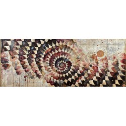 Fibonacci No7 - Collection Spirales (Impression Aluminium 105x40cm)