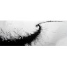 Graphite No3 - Collection Spirales (Impression Aluminium 105x40cm)