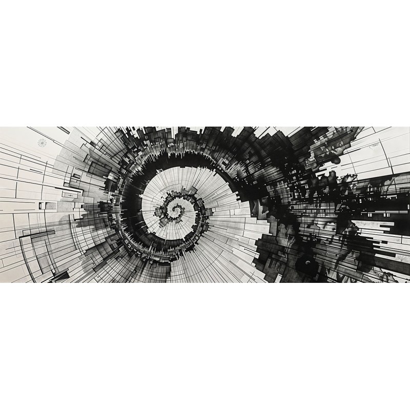 Progression - Collection Spirales (Impression Aluminium 105x40cm)