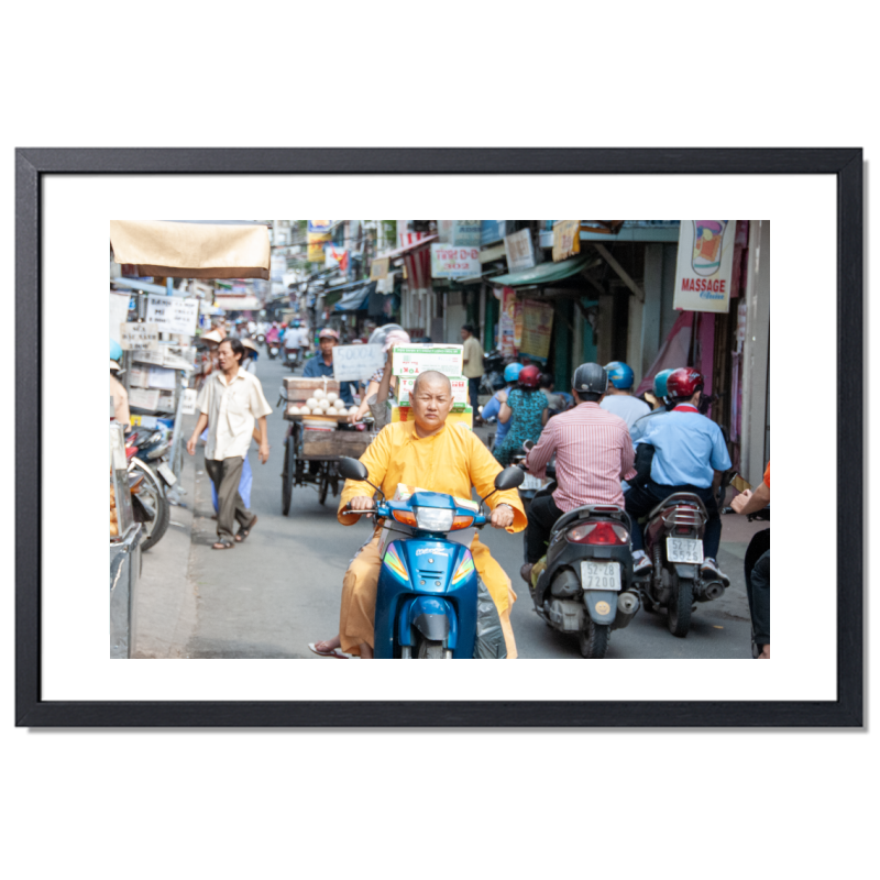 Cadre Photo Vietnam 3: impression 30x45 encadrée