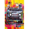 REC 7(Retro Electronics Colors) sur plexiglas 40x60cm