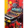 REC 12(Retro Electronics Colors) sur plexiglas 40x60cm