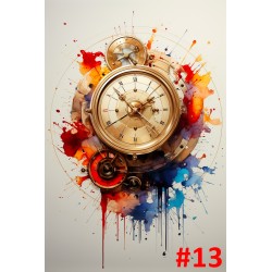 Collection Painted Clockworks (Impressions sur toile)