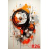 Collection Painted Clockworks (Impressions sur toile)